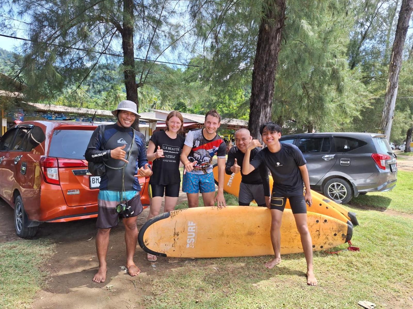Ferienwohnung Air Manis Secret Surfcamp Taluk Batung Exterior foto